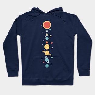 Cute colored planets Hoodie